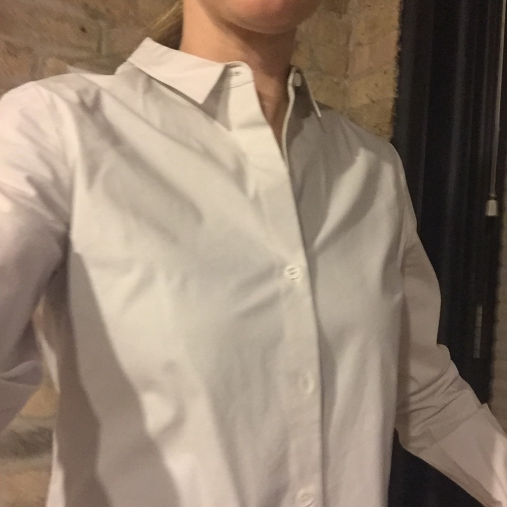 Classic Light Gray Theory Button Up